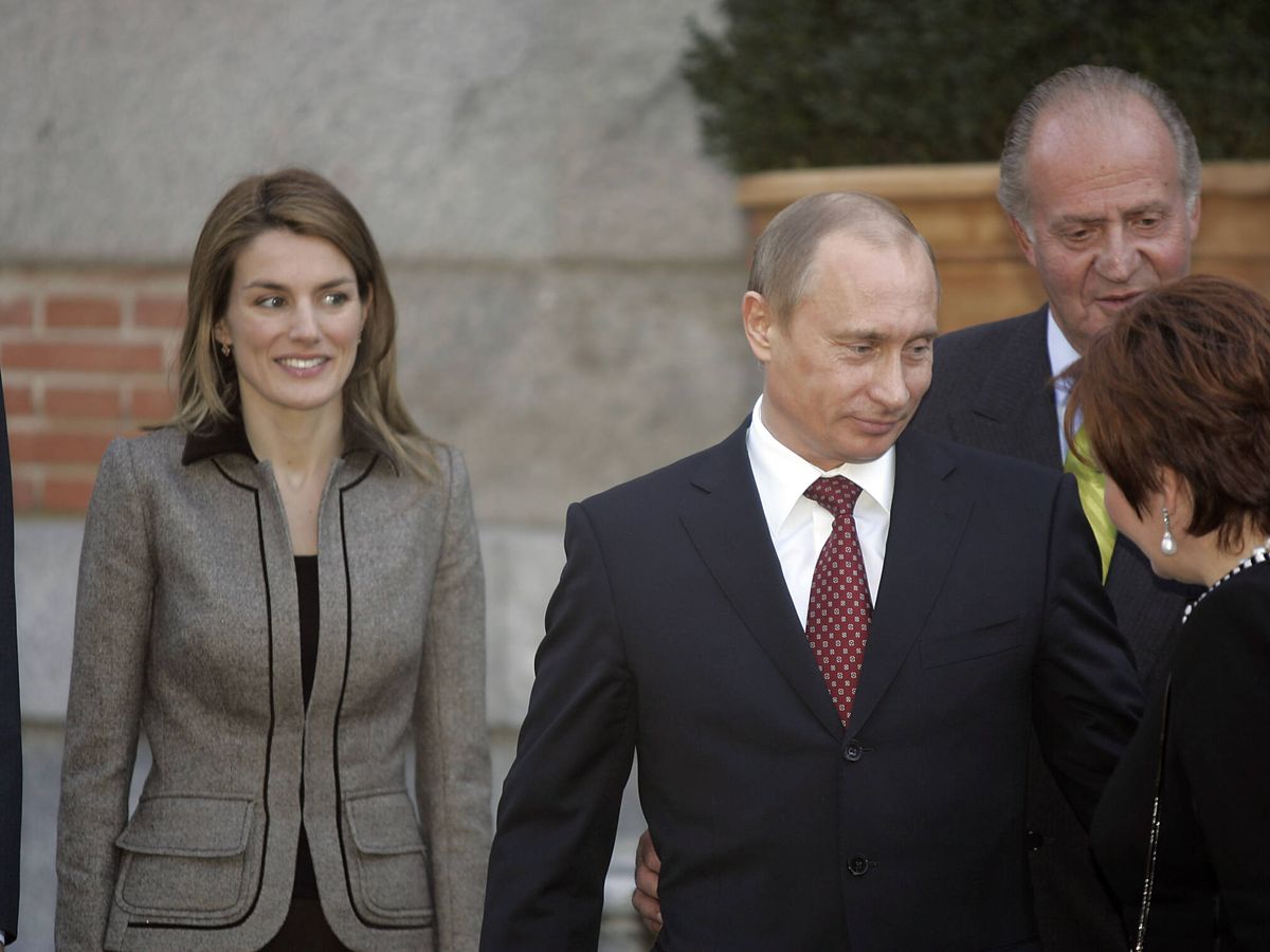 Foto: Putin, en 2006 en el Palacio de la Zarzuela. (Cordon Press)