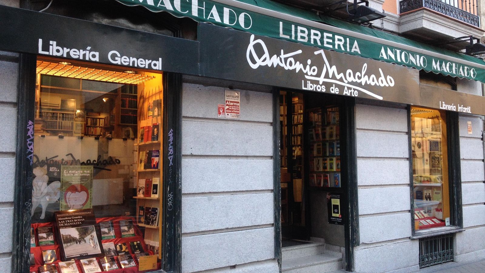 Foto: Librería Antonio Machado en Madrid