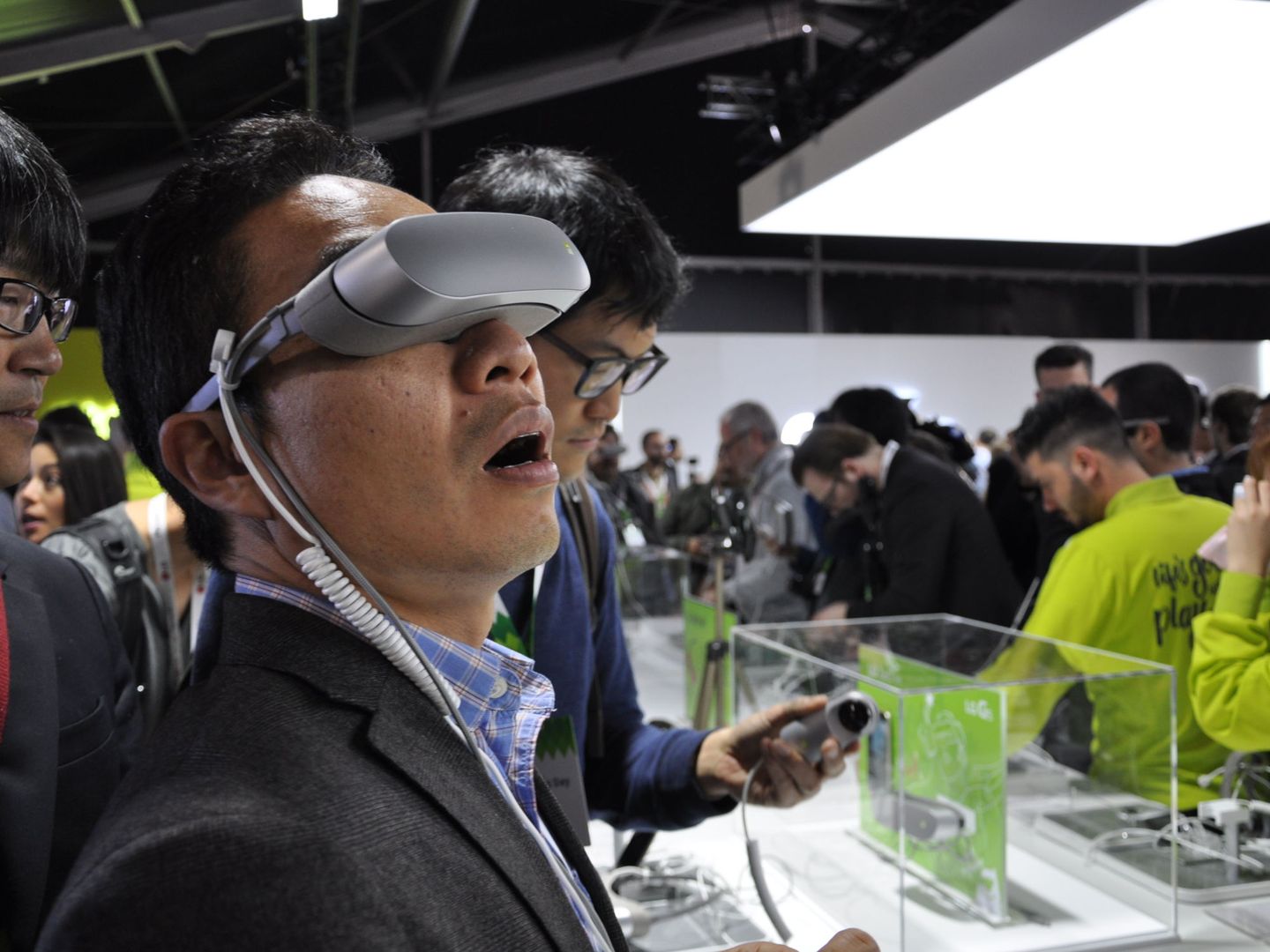 El nuevo visor de realidad virtual de LG. (Foto: MAM)