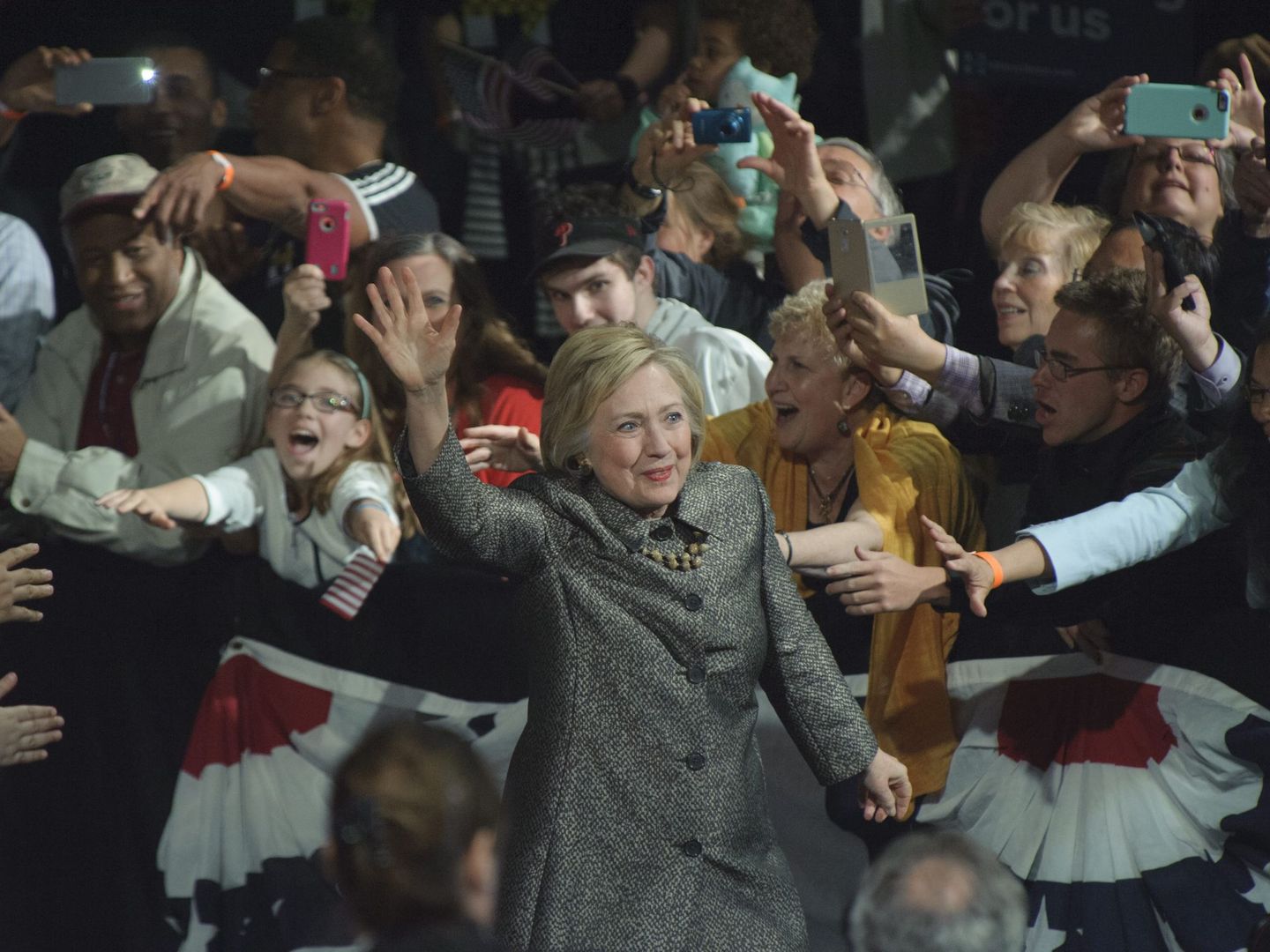 La precandidata demócrata Hillary Clinton en Pensilvania, el 26 de abril de 2016. Ninguno de los aspirantes a la Presidencia de EEUU apoya el TTIP (Reuters)