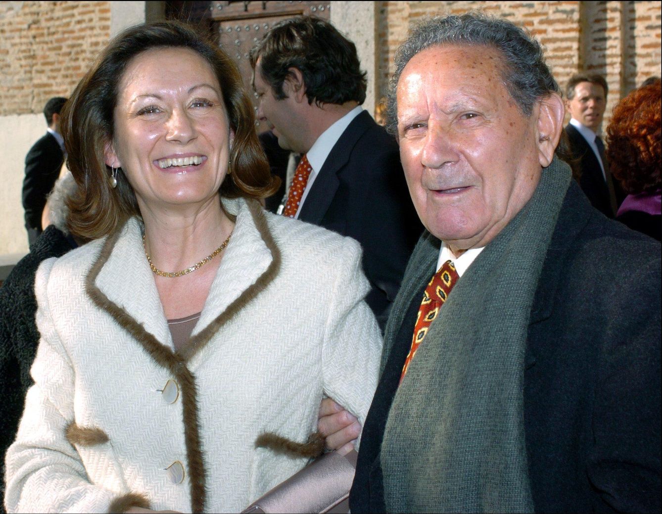 Francisco Rocasolano junto a su hija Paloma