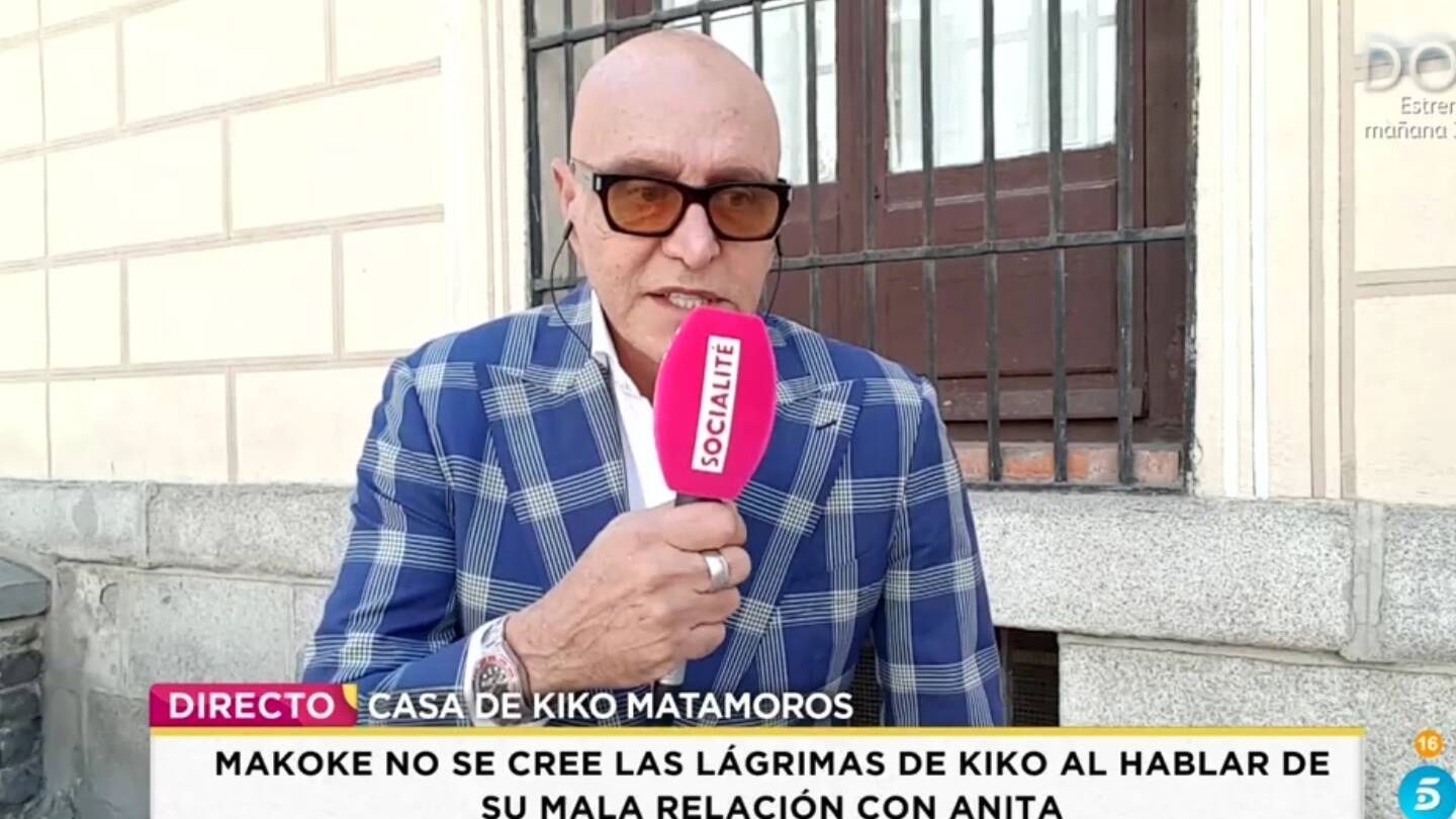 Kiko Matamoros, en 'Socialité'. (Telecinco).