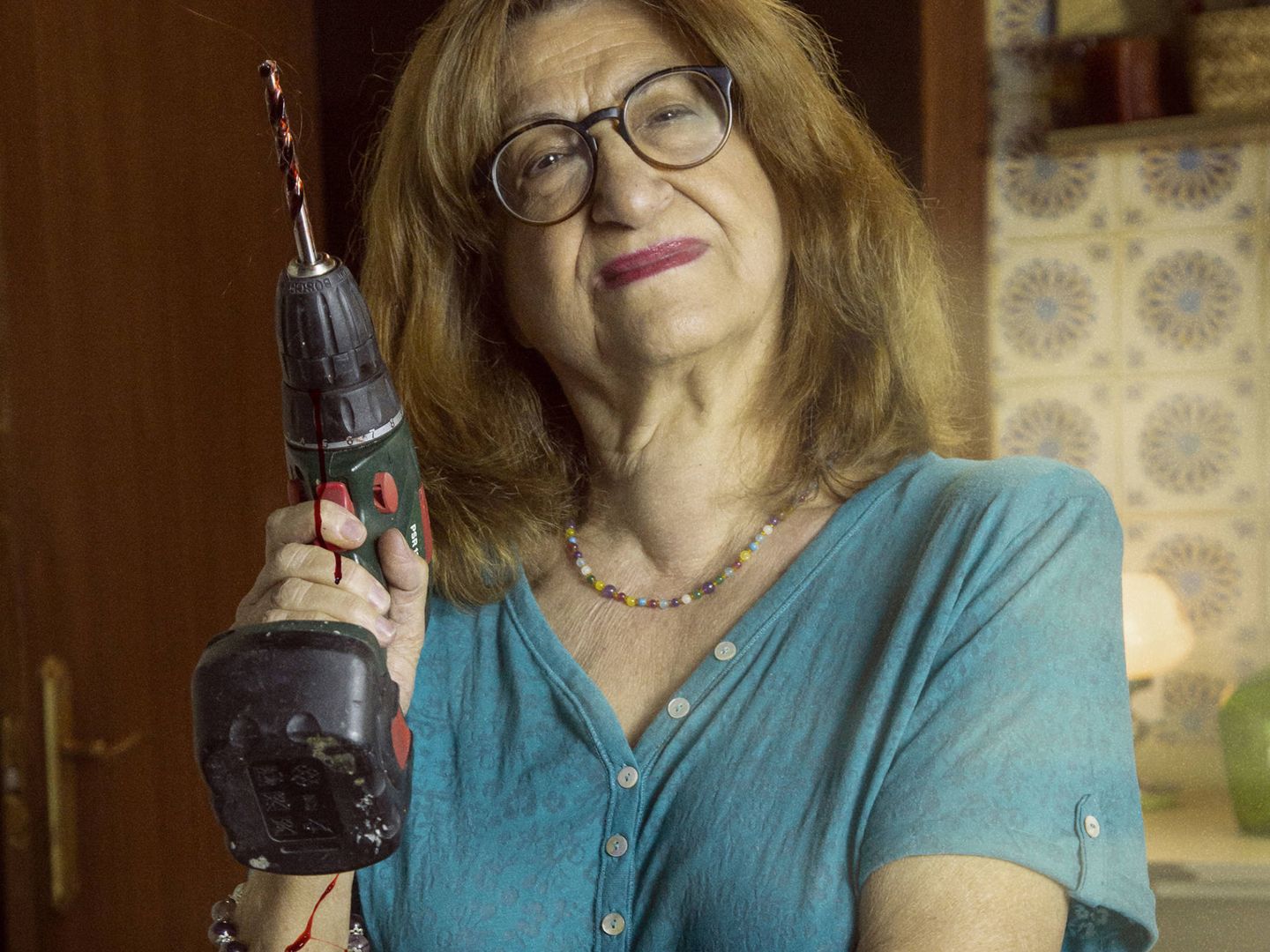 Mamen García, en 'Señoras del (h)AMPA'. (Telecinco)
