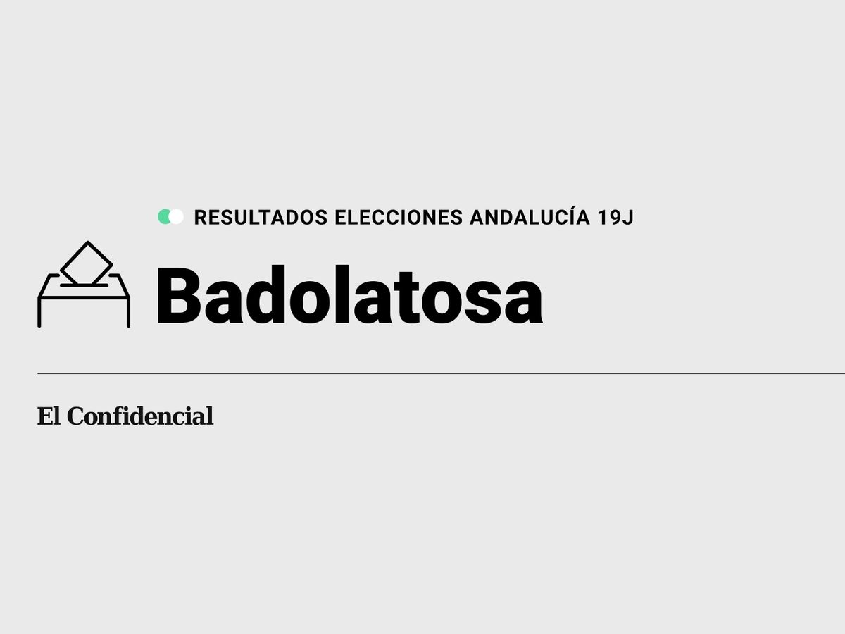 Foto: Resultados en Badolatosa, Sevilla, de las elecciones de Andalucía 2022 este 19-J (C.C./Diseño EC)