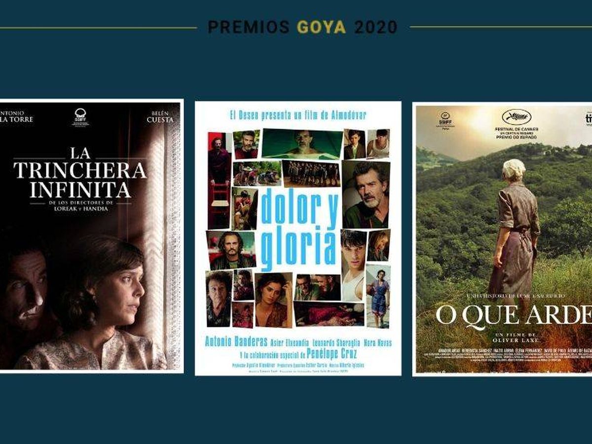 Foto: La porra de los Premios Goya 2020