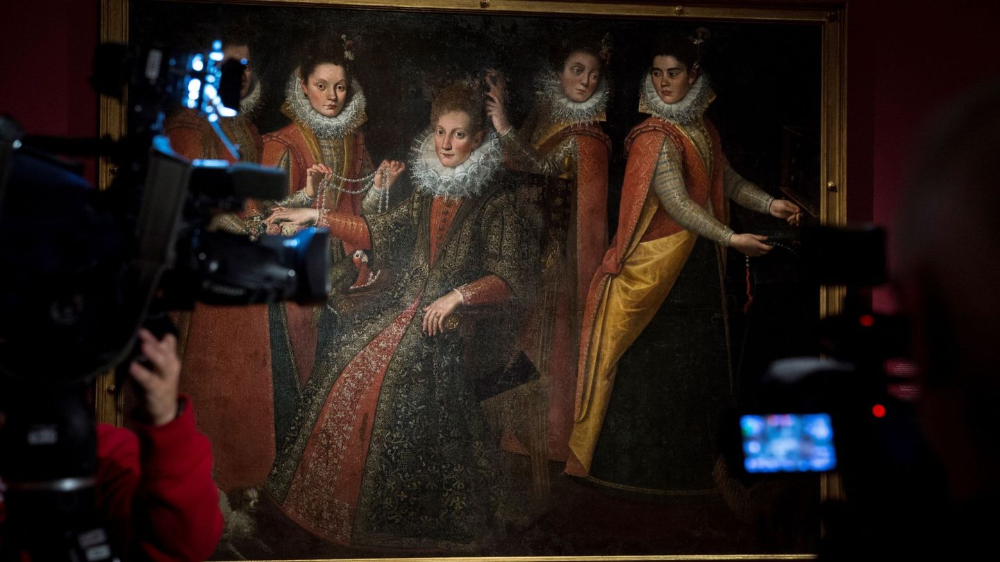 Vista de una de las obras que forman parte de la nueva exposición de las artistas Sofonisba Anguissola y Lavinia Fontana en el Prado (EFE)