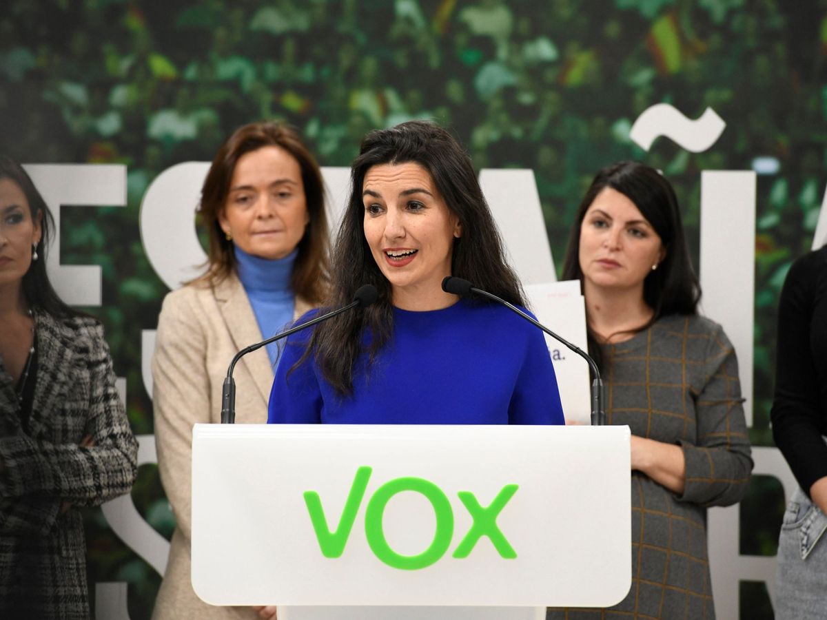 Foto: La portavoz de Vox en el Parlamento madrileño, Rocío Monasterio. (EFE)