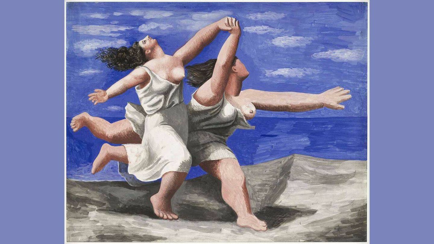 Pablo Picasso, 'Dos mujeres corriendo por la playa', 1921.