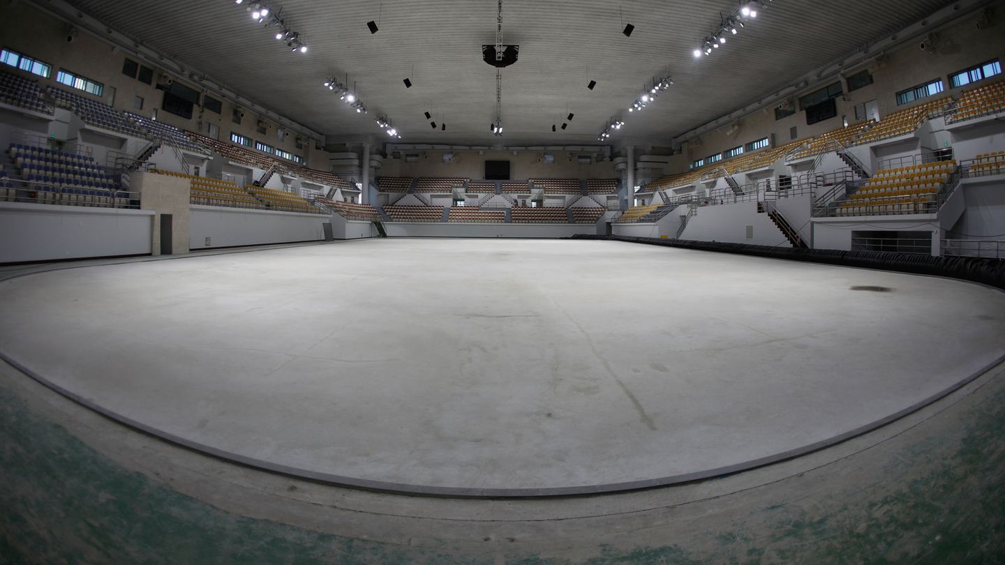 Imagen del lugar donde se celebrará la prueba de curling (Reuters)