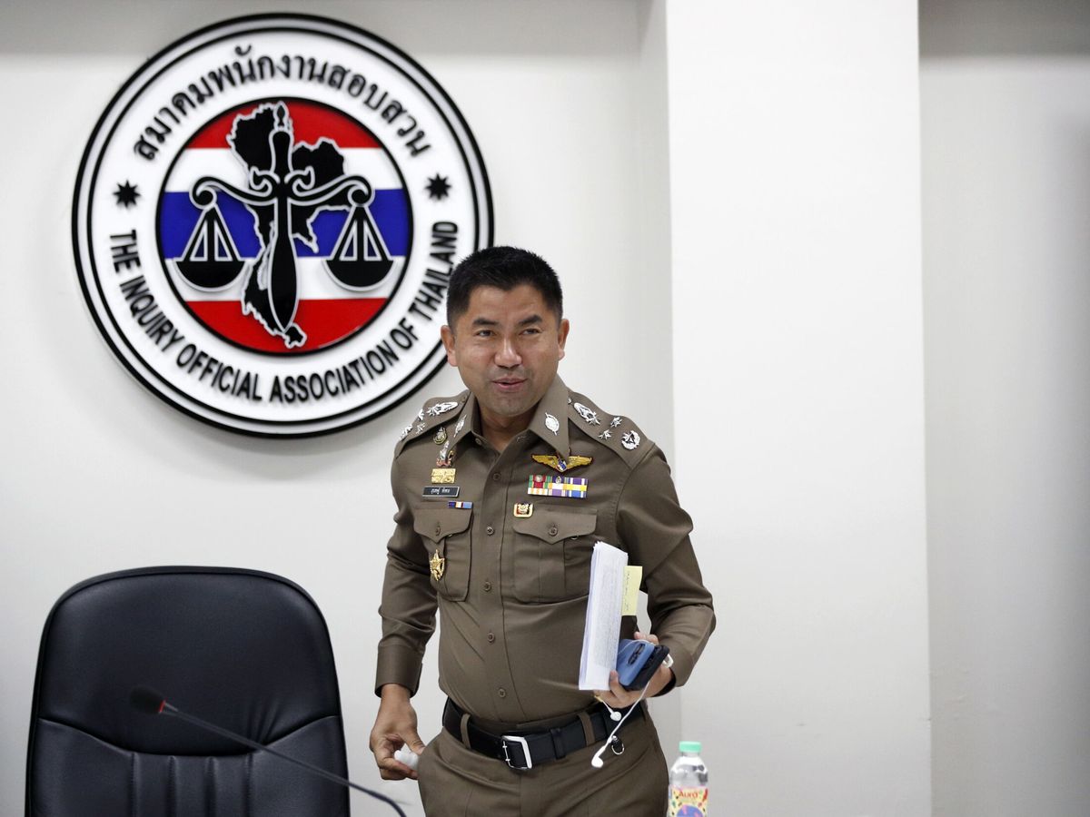 Foto: El exsubdirector de la Policía de Tailandia Surachate Hakparn, 'Big Joke'. (REFE/EPA/Rungroj Yongrit)