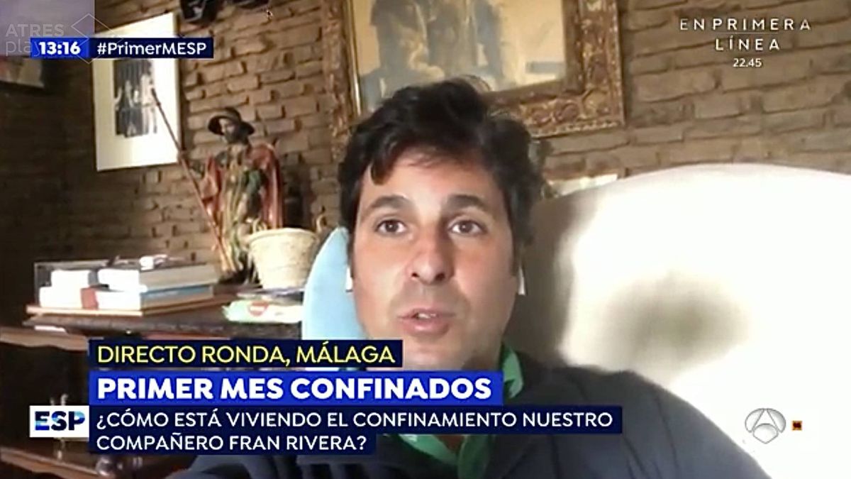Fran Rivera, tras ser tachado de alarmista ante el coronavirus en 'Espejo público': "Me querían quemar en la hoguera"