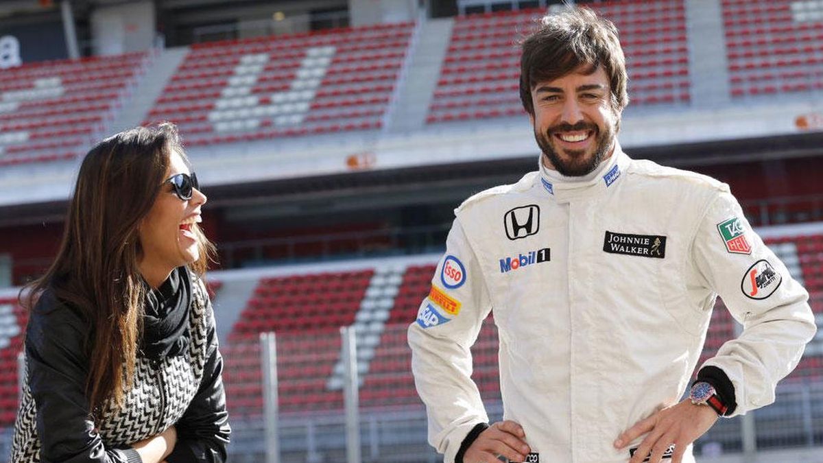 El romántico mensaje de Lara Álvarez a Fernando Alonso: "Te quiero de aquí a la luna"
