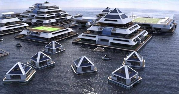 Foto: Prototipo de las ciudades-pirámide de Wayaland. (Foto: Lazzarini Design Studio) 