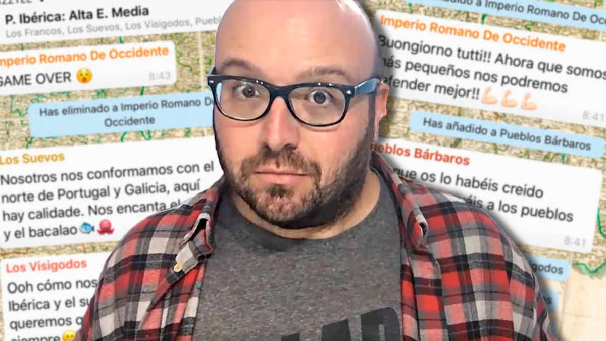 El profesor malagueño que enseña historia de España a sus alumnos por WhatsApp