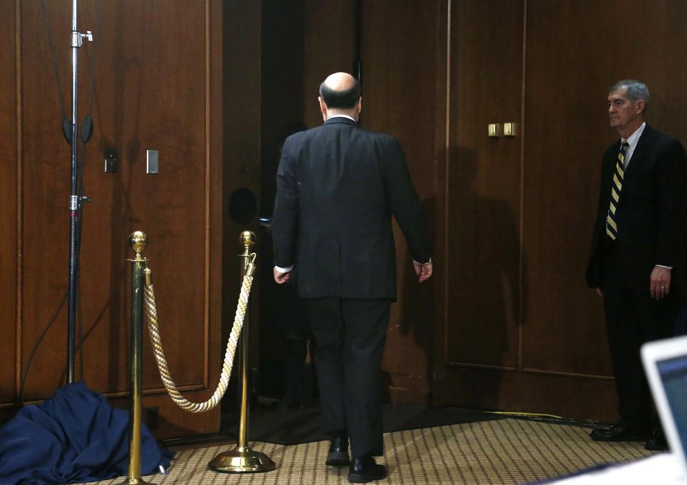 Foto: El presidente de la Fed, Ben Bernanke, al término de una rueda de prensa posterior a una reunión del banco central