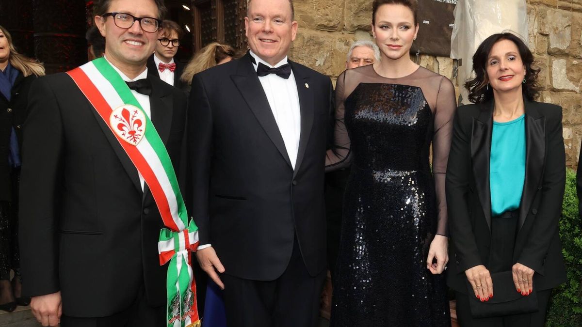 El vestido de 7.000 euros de Charlène de Mónaco para recordar a Grace Kelly en Italia