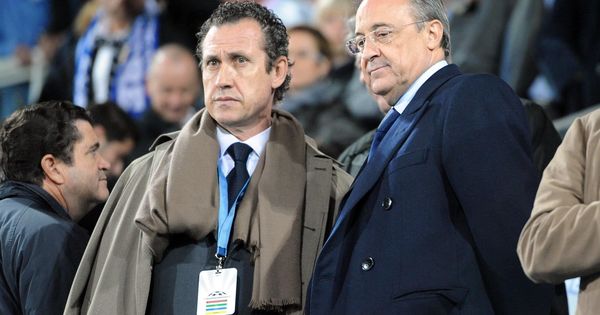 Foto: En la imagen, Jorge Valdano junto a Florentino Pérez. (Imago)