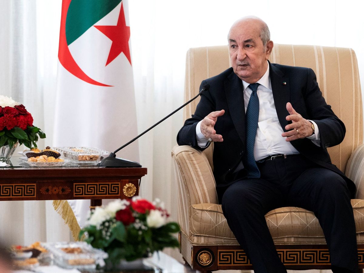 Foto: El presidente de Argelia, Abdelmadjid Tebboune. (Reuters/Pool/Jacquelyn Martin)