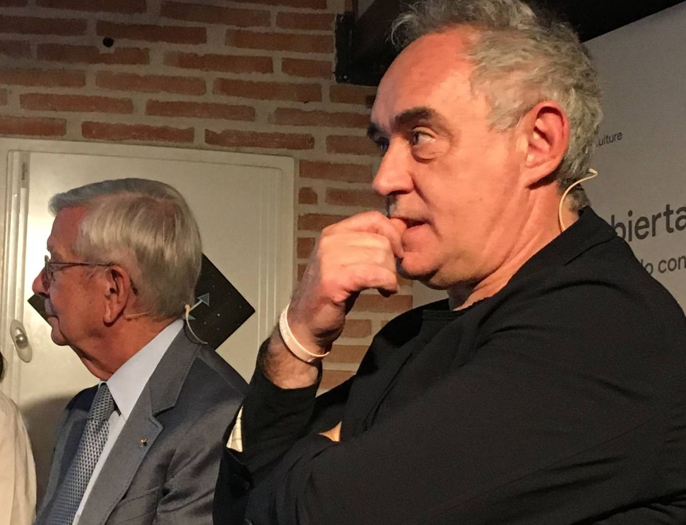 Ferran Adrià, junto a Rafael Ansón.