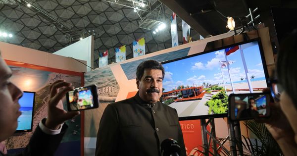 Foto: Nicolás Maduro durante una exposición en Caracas, el 23 de marzo de 2017. (EFE)