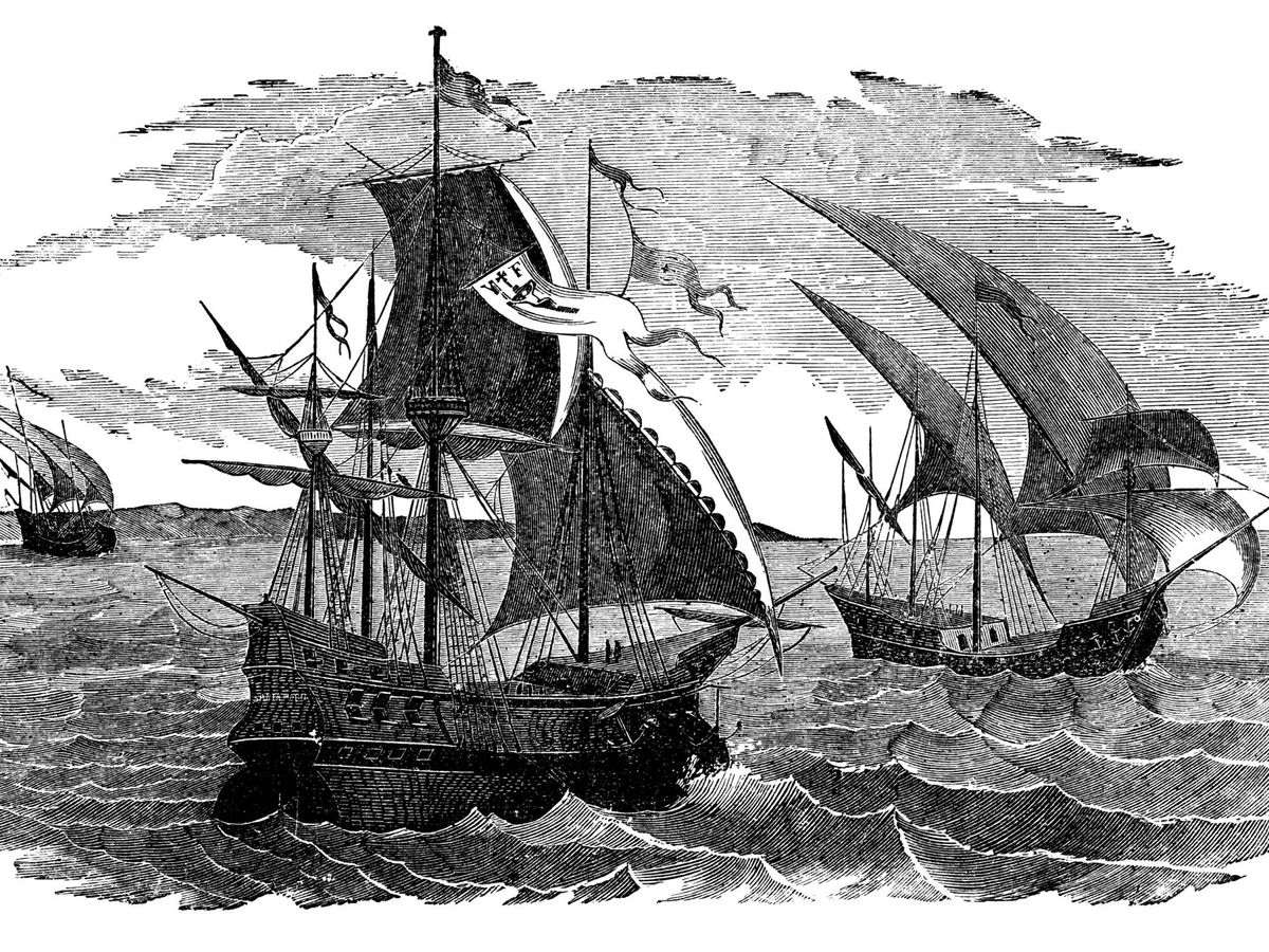 Foto: Flota de navegación a México a Hernán Cortés (iStock)