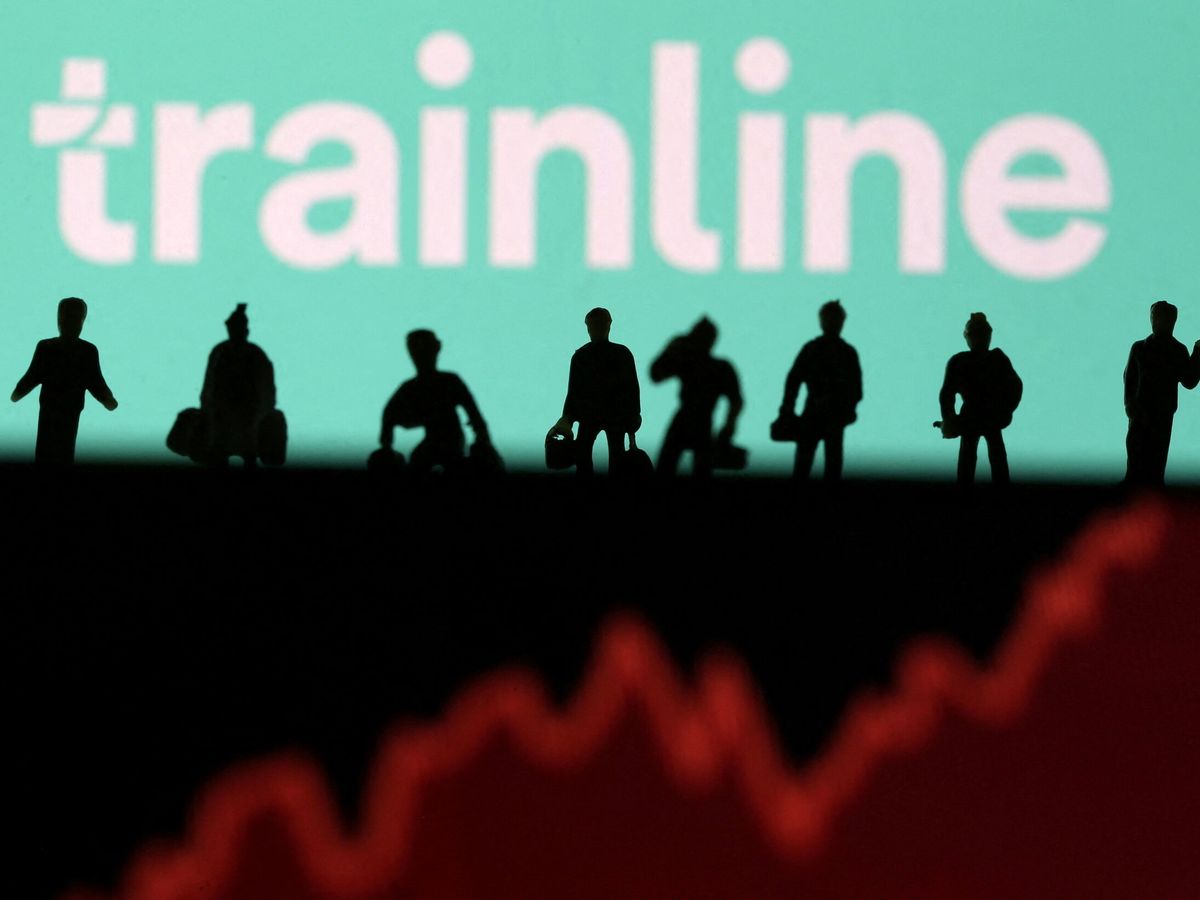 Foto: Foto de recurso del logo de Trainline. (Reuters Dado Ruvic)