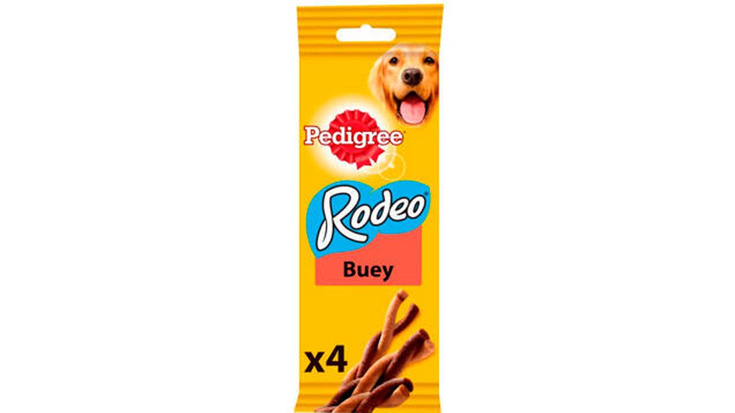 Snack en tiras para perros sabor buey Pedigree Rodeo
