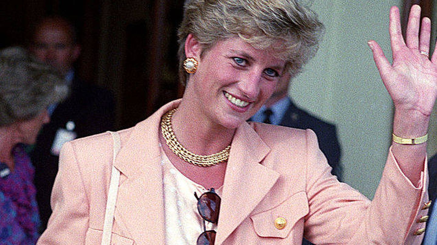 Diana de Gales a su llegada a Wimbledon en 1993. (Tom Wargacki/WireImage)
