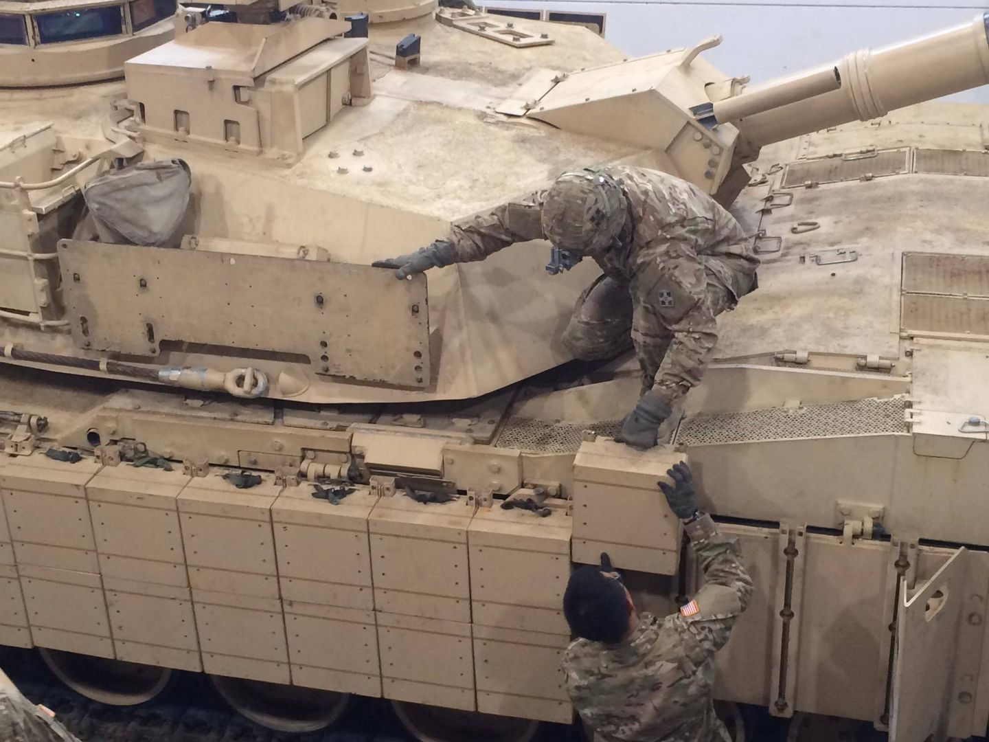 Blindaje reactivo modular en un Abrams (US Army).