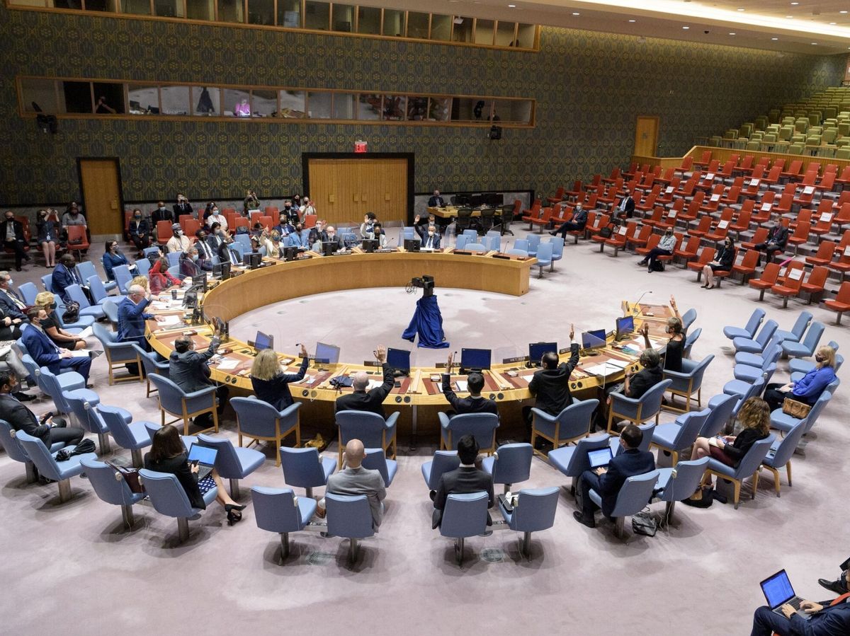 Foto: Fotografía cedida por la ONU donde se muestra el pleno del Consejo de Seguridad. (EFE) 