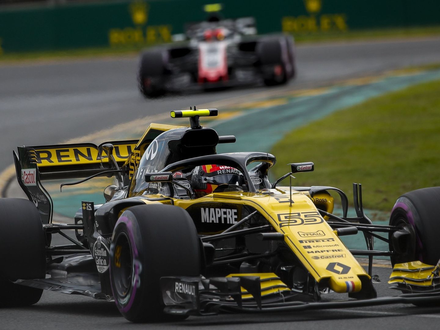 Carlos Sainz estuvo a punto de vomitar en el GP de Australia de 2018 dentro de su monoplaza, aunque por exceso de líquidos