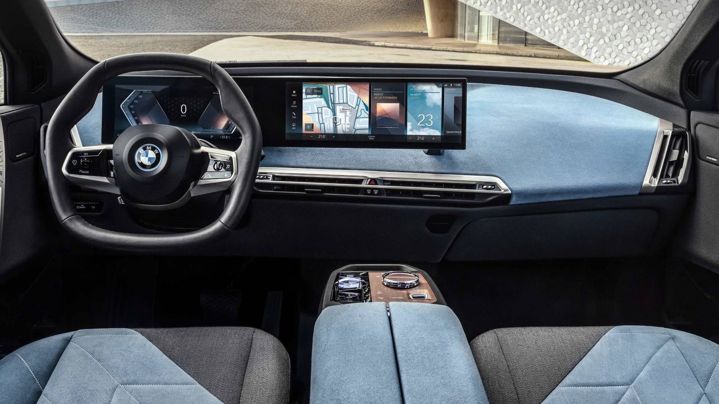 Así será el interior del BMW iX que supone un gran paso hacia el futuro.