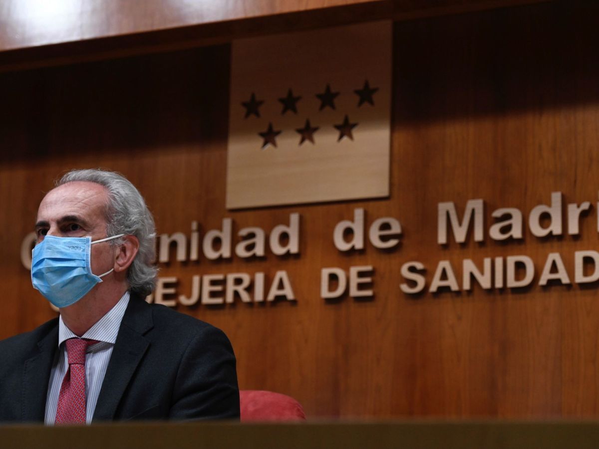 Foto: El consejero de Sanidad de la Comunidad de Madrid, Enrique Ruiz Escudero. (EFE)