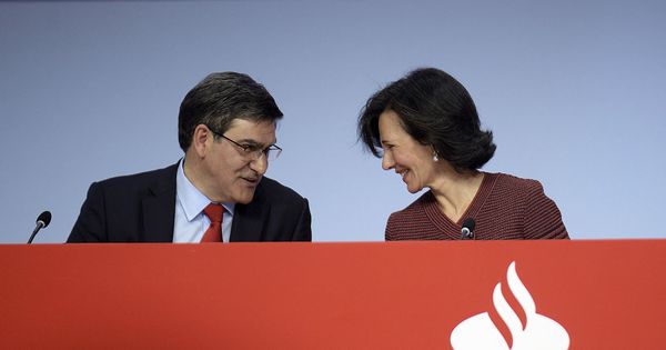 Foto: Ana Botín y José Antonio Álvarez, presidenta y CEO del Santander. (EFE)