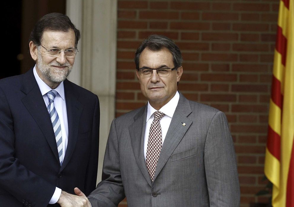 Foto: Mariano Rajoy y Artur Mas (EFE)