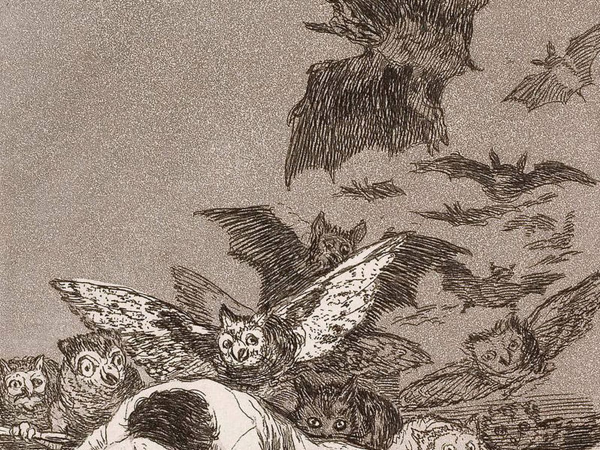 Foto: 'El sueño de la razón produce monstruos', de Francisco de Goya.