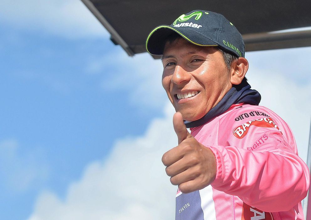 Foto: El colombiano Nairo Quintana, ganador de la última edición del Giro de Italia. 