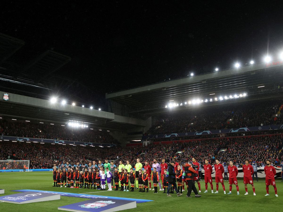 Foto: Anfield, durante un partido de esta edición de la Champions. (Reuters/Carl Recine)