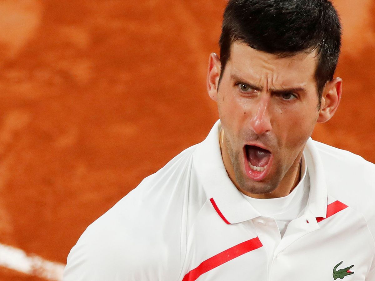 Foto: Djokovic, durante el partido de cuartos de final. (Reuters)