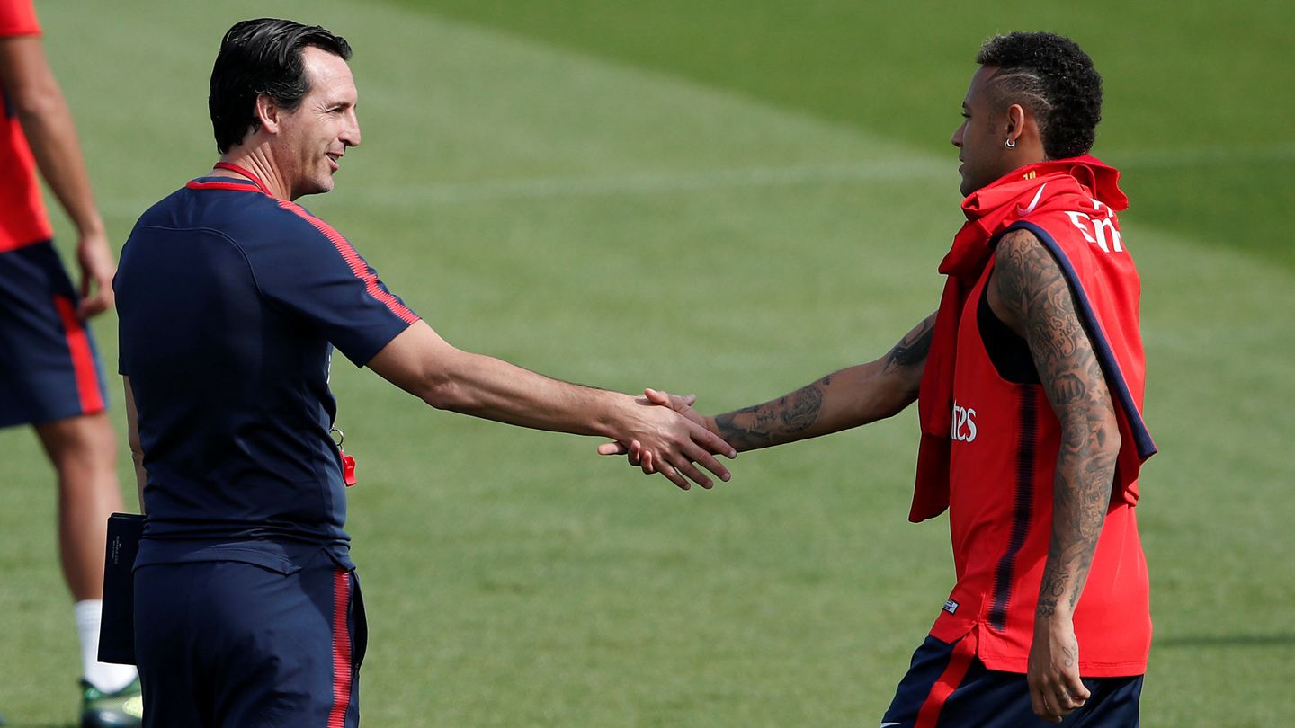 Neymar lo eclipsa todo, pero Emery es uno de los protagonistas de la eliminatoria entre PSG y Real Madrid. (Reuters)