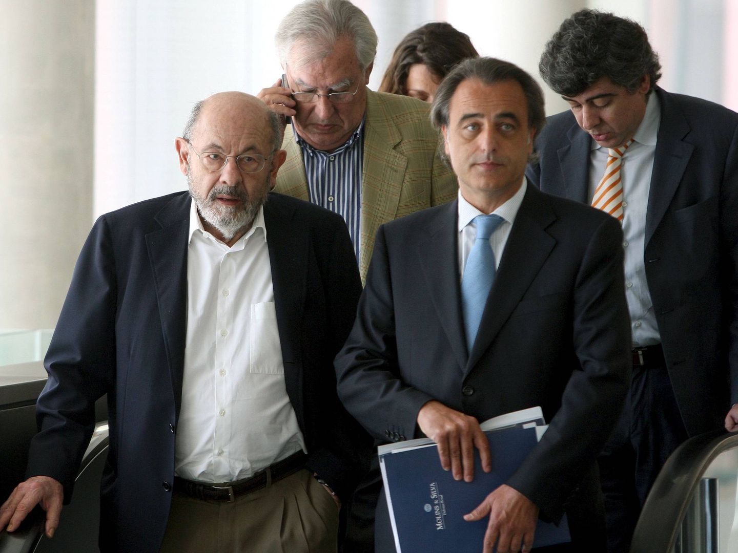 Fèlix Millet, Jordi Montull y los abogados de ambos | Foto: EFE