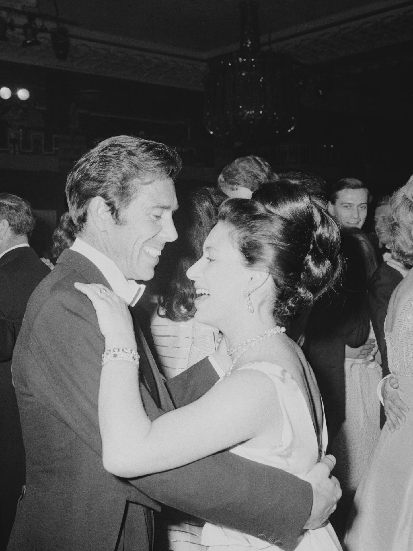 La princesa Margarita y Antony Armstrong-Jones, en 1967. (Getty)