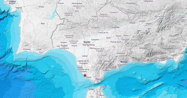 Foto: El epicentro del terremoto se sitúa al noreste de Conil de la Frontera. (IGN)