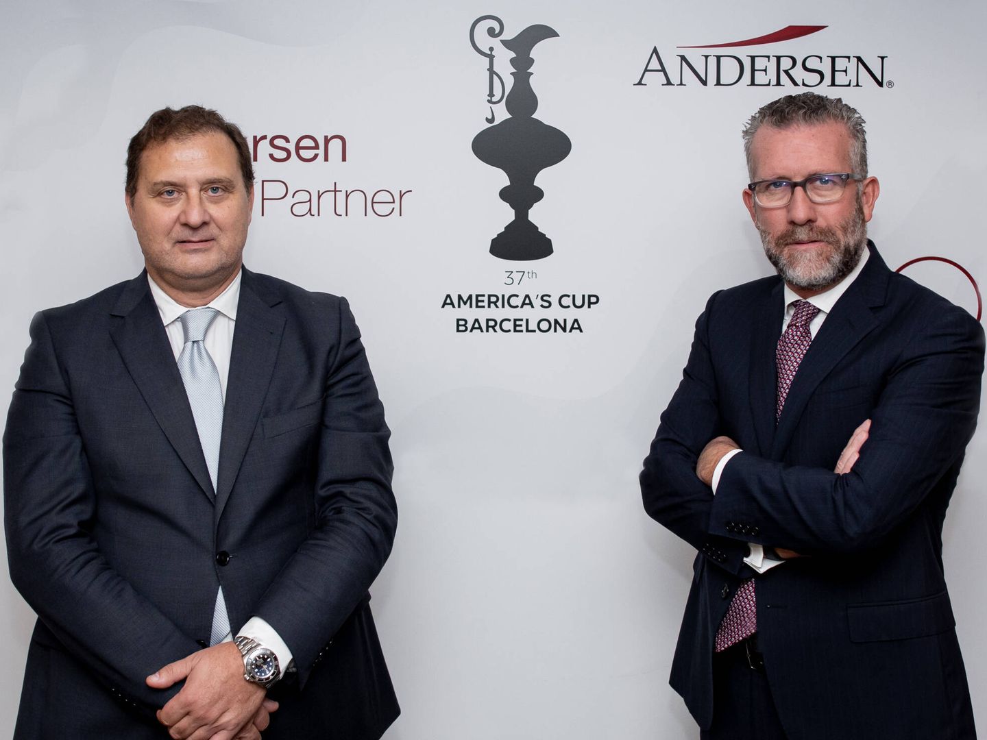 Íñigo Rodríguez-Sastre (d) y José Vicente Morote (i), socios codirectores de Andersen en España. 