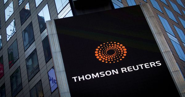 Foto: Exterior de la sede de Thomson Reuters en Nueva York. (Reuters)
