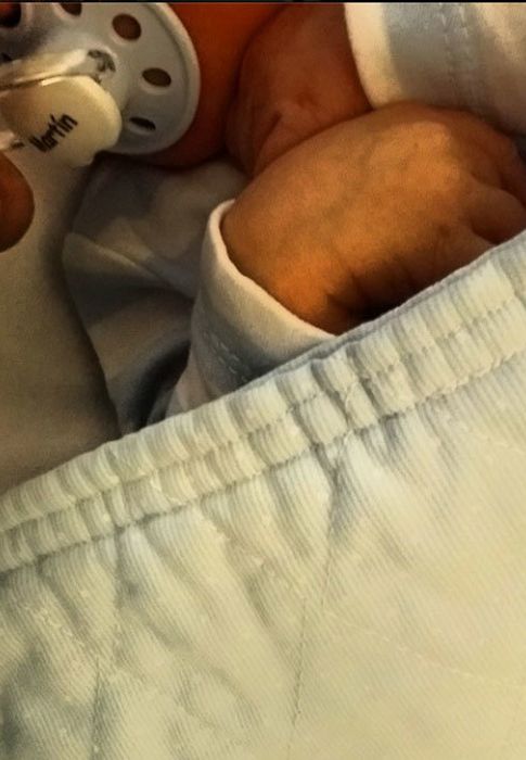 Foto: Imagen del pequeño Martín colgada por Iker Casillas en su Instagram