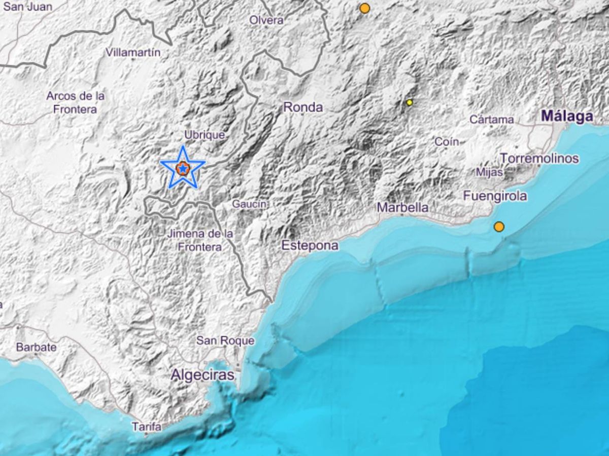Foto: Registrado un ligero terremoto en Ubrique. (IGN)