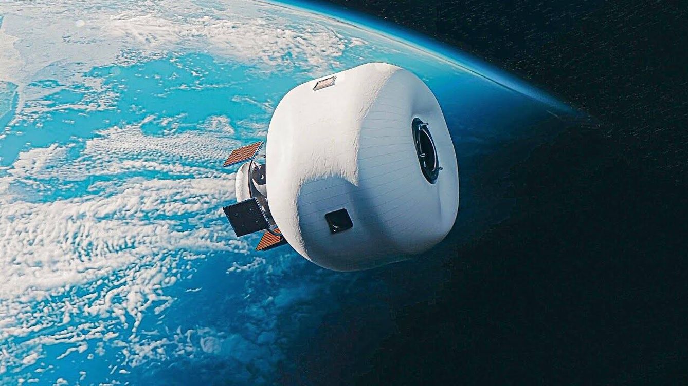 Foto: Estas estructuras inflables servirán de base para la tripulación fuera de la Tierra. (Max Space) 
