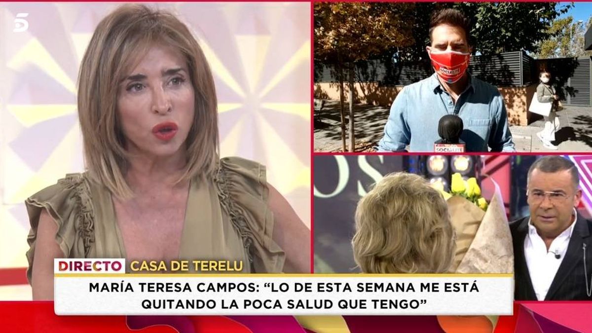 María Teresa Campos rompe su silencio con María Patiño tras su guerra con Jorge Javier: "Estoy perdiendo salud"