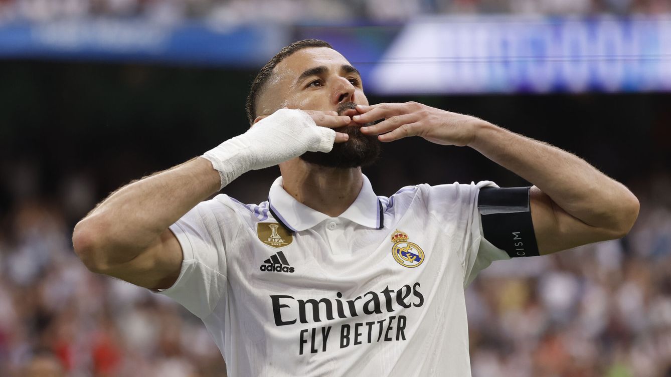 Foto: Despedida de Benzema, hoy en directo: última hora del acto homenaje del Real Madrid y reacciones  (EFE/Daniel González)